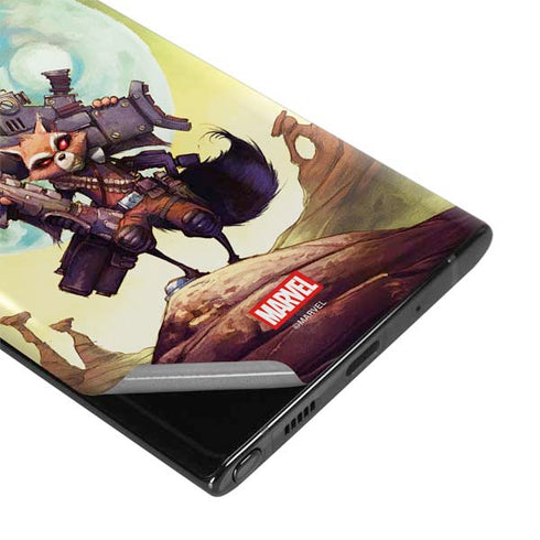 Marvel Rocket Raccoon Armored Arsenal Galaxy Note 10 Skin